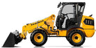 Side profile of the venieri 1.63TL telescopic wheel loader