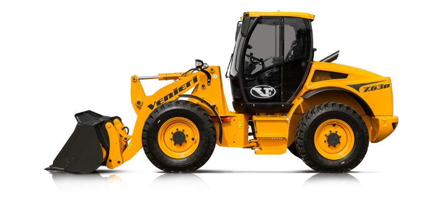 Venieri 7.63D Wheel Loader Side Profile